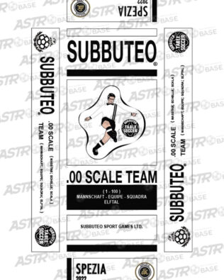 Spezia 2022 - Con vassoio 10 omini asta corta (per portieri Subbuteo)