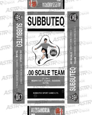 Alessandria 2022 - Con vassoio 10 omini asta corta (per portieri Subbuteo)