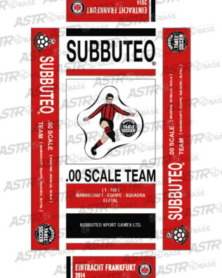 Eintracht Francoforte 2014 - Con vassoio 10 omini asta corta (per portieri Subbuteo)