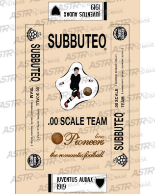 Juventus Audax 1919 - Con vassoio 10 omini asta corta (per portieri Subbuteo)