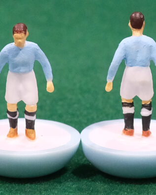 Manchester City 1904 - Squadra + 2 riserve e 1 portierino in SCATOLA VERDE REPLICA SUBBUTEO anni 70