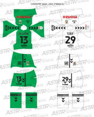 Coventry City 3rd 2024 / 2025 - Per omini HW