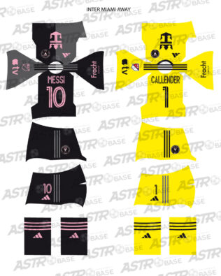 Inter Miami away 2024 / 2025 - Per omini 2K4