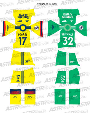 Arsenal away 2021 / 2022 - Per omini HW