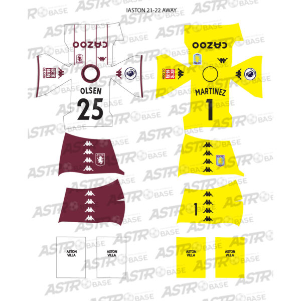 Aston Villa away 2021 / 2022