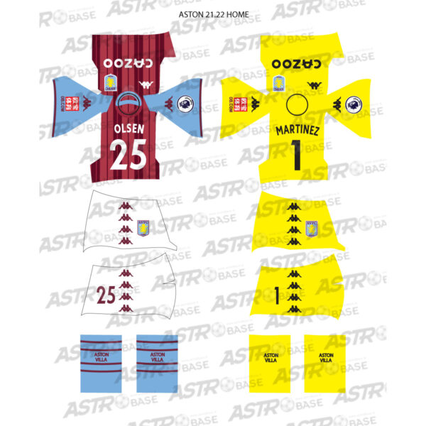Aston Villa home 2021 / 2022