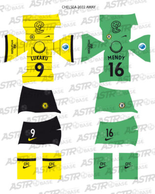 Chelsea away 2022 - Per omini HW