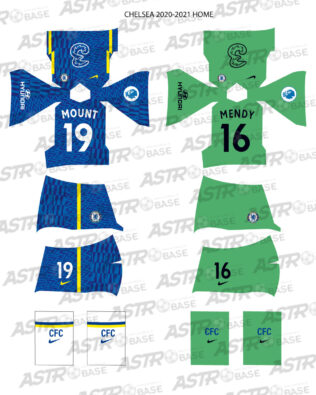 Chelsea home 2020 / 2021 - Per omini 2K4