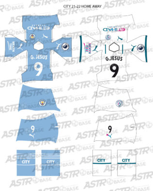 Manchester City 2021 / 2022 - Per omini 2K4