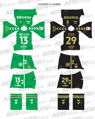 Coventry City away 2023 / 2024 - Per omini 2K4
