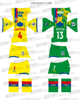 Crystal Palace away 2021 / 2022 - Per omini HW