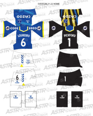 Everton home 2021 / 2022 - Per omini 2K4