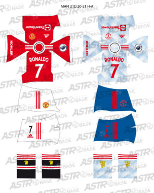 Manchester United home + away 2020 / 2021 - Per omini HW