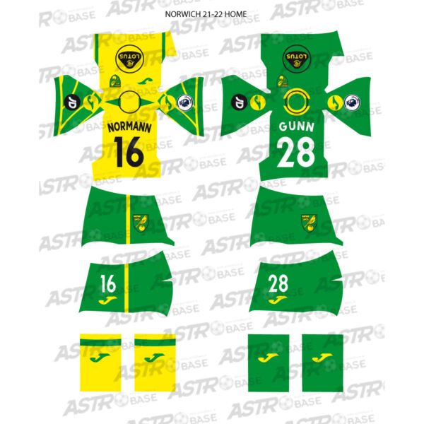 Norwich City home 2021 / 2022