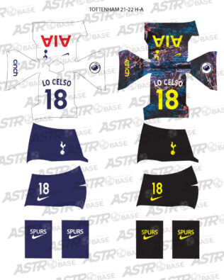 Tottenham home + away 2021 / 2022 - Per omini 2K4