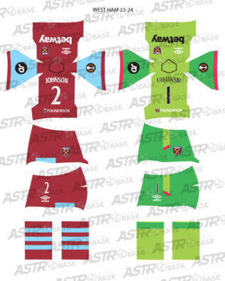 West Ham 2023 / 2024 - Per omini HW