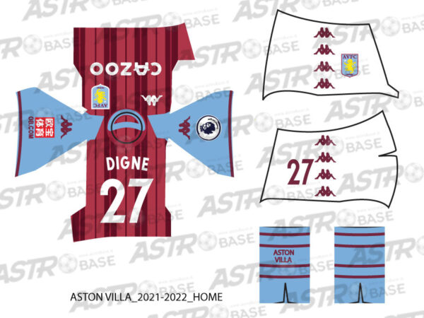 Aston Villa home 2021 / 2022