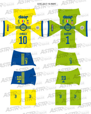 Juventus away 2017 / 2018 - Per omini 2K4