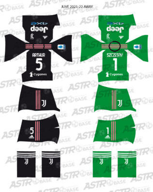 Juventus away 2021 / 2022 - Per omini 2K4