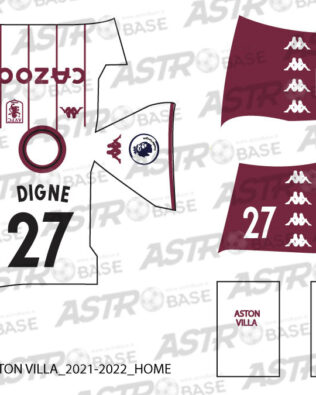 Aston Villa away 2021 / 2022 - Per omini HW
