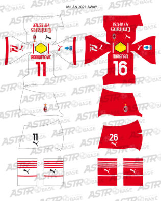 Milan away 2021 - Per omini HW