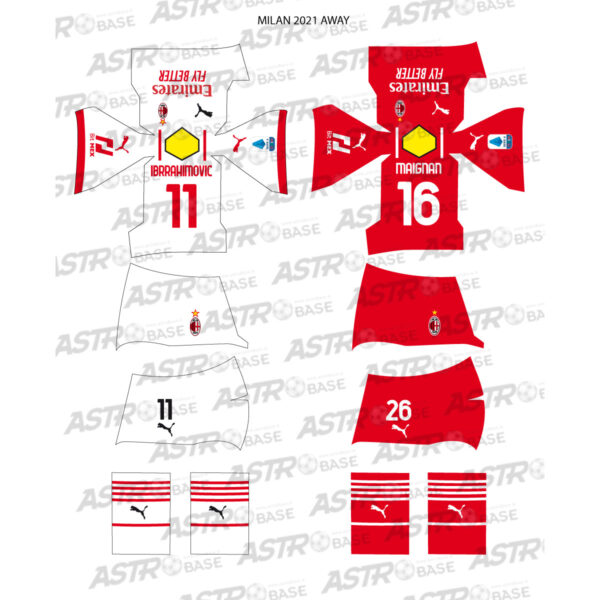 Milan away 2021