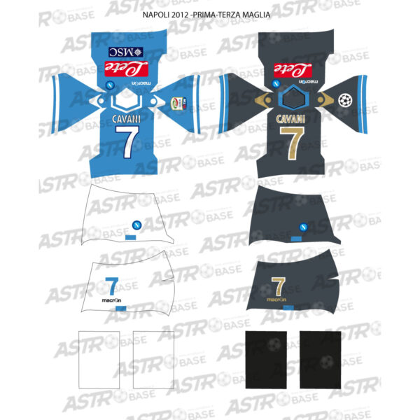 Napoli home + 3rd 2012