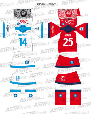 Napoli away 2021 / 2022 - Per omini 2K4