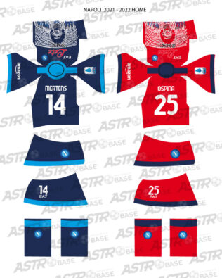 Napoli home 2021 / 2022 - Per omini 2K4