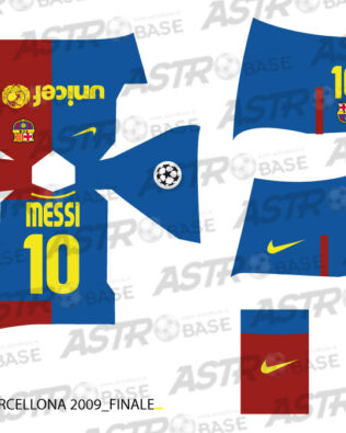 Barcellona Campione UCL 2009 - Per omini 2K4