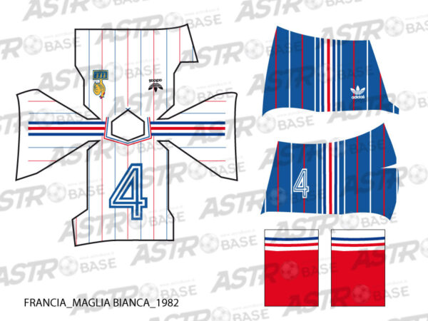 Francia away Mondiale 1982