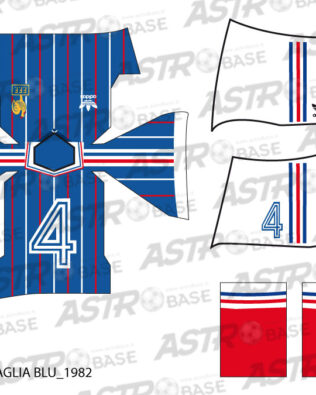 Francia home Mondiale 1982 - Per omini 2K4