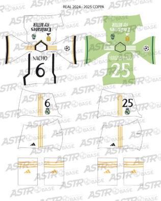 Real Madrid UCL 2024 / 2025 - Per omini 2K4