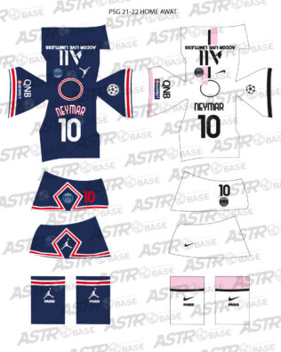 Paris Saint - Germain home 2021 / 2022 - Per omini 2K4
