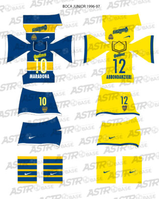 Boca Juniors 1996 / 1997 - Per omini HW