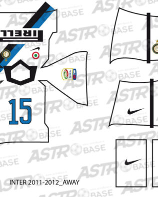 Inter away 2011 / 2012 - Per omini 2K4