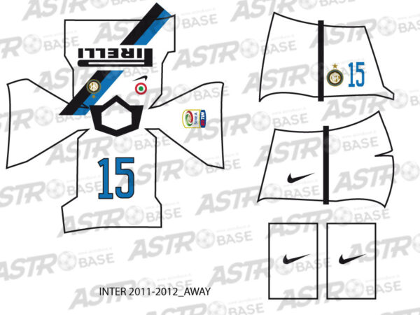 Inter away 2011 / 2012