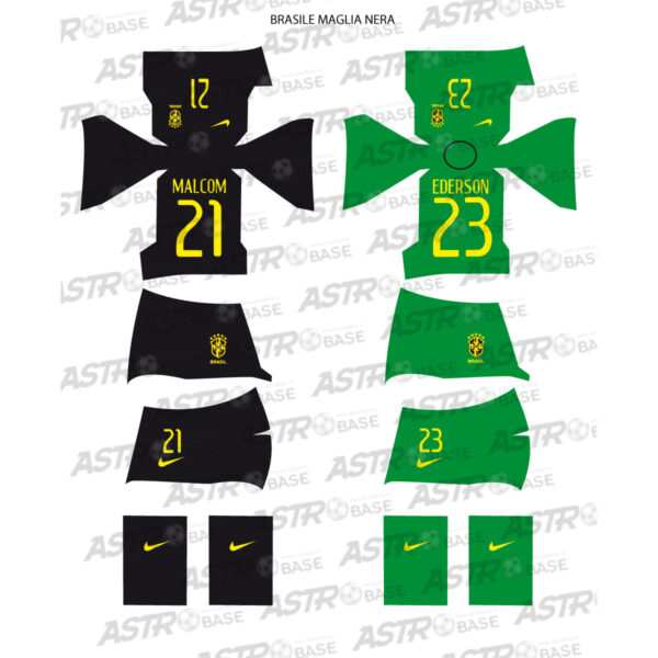 Brasile Maglia Nera