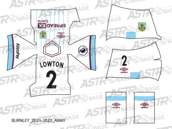 Burnley away 2021 / 2022