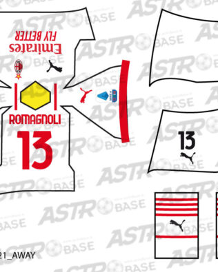 Milan away 2021 - Per omini 2K4