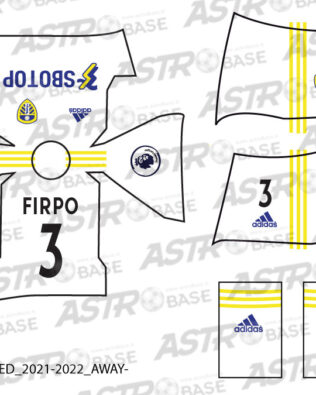 Leeds United away 2021 / 2022 - Per omini 2K4