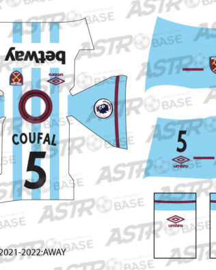 West Ham away 2021 / 2022 - Per omini HW
