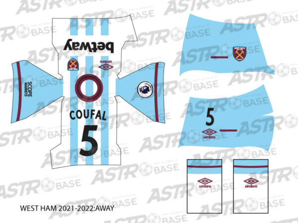 West Ham away 2021 / 2022