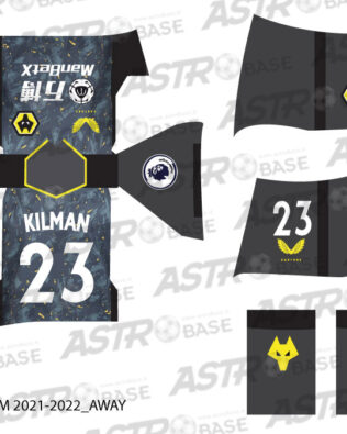 Wolverhampton away 2021 / 2022 - Per omini HW