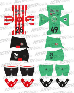 Brentford home 2021 / 2022 - Per omini HW