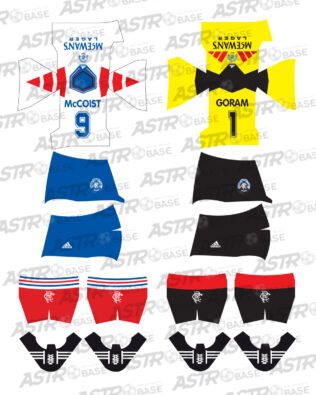 Rangers Glasgow home 1993 / 1994 - Per omini HW
