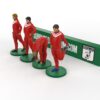 Giocatori (riserve) in riscaldamento– Accessorio dipinto a mano (set di 4 - rosso e blu) - immagine 4