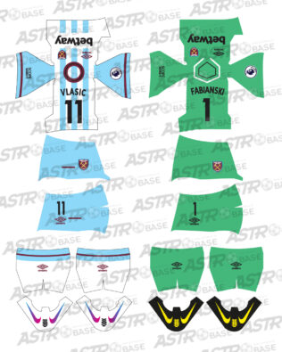West Ham away 2021 / 2022 - Per omini 2K4
