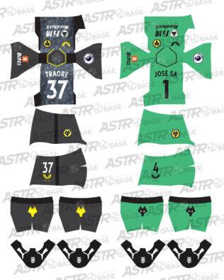 Wolverhampton away 2021 / 2022 - Per omini 2K4