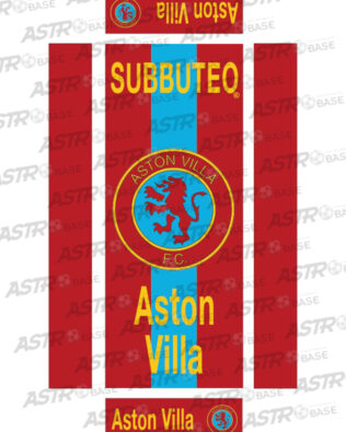 Aston Villa LOGO - Con vassoio 12 omini